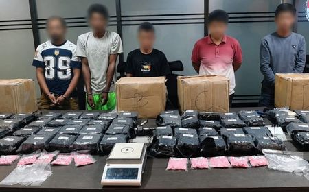 Bareskrim Gagalkan Sabu 86,3 Kg Jaringan Riau-Sumsel, Enam Tersangka dan Dua DPO