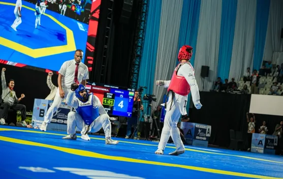 Tim Taekwondo Indonesia Kunci Dua Emas Kyorugi di Jakarta, Raihan Fadila Petik Poin Penting Menuju Olimpiade Los Angeles