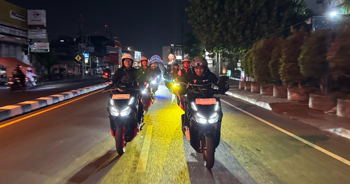Honda Vario 160 Evo Night Ride: Komunitas Jadi Lab Uji, Ini Kesan Pertama dari Jogja
