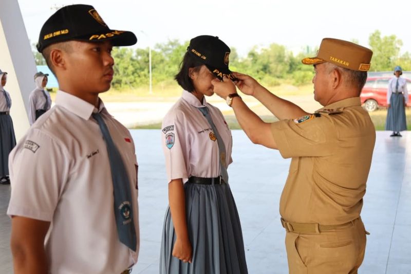 33 Calon Paskibraka Kota Tarakan Mulai Pusdiklat, Wali Kota Khairul Tekankan Pembentukan Karakter