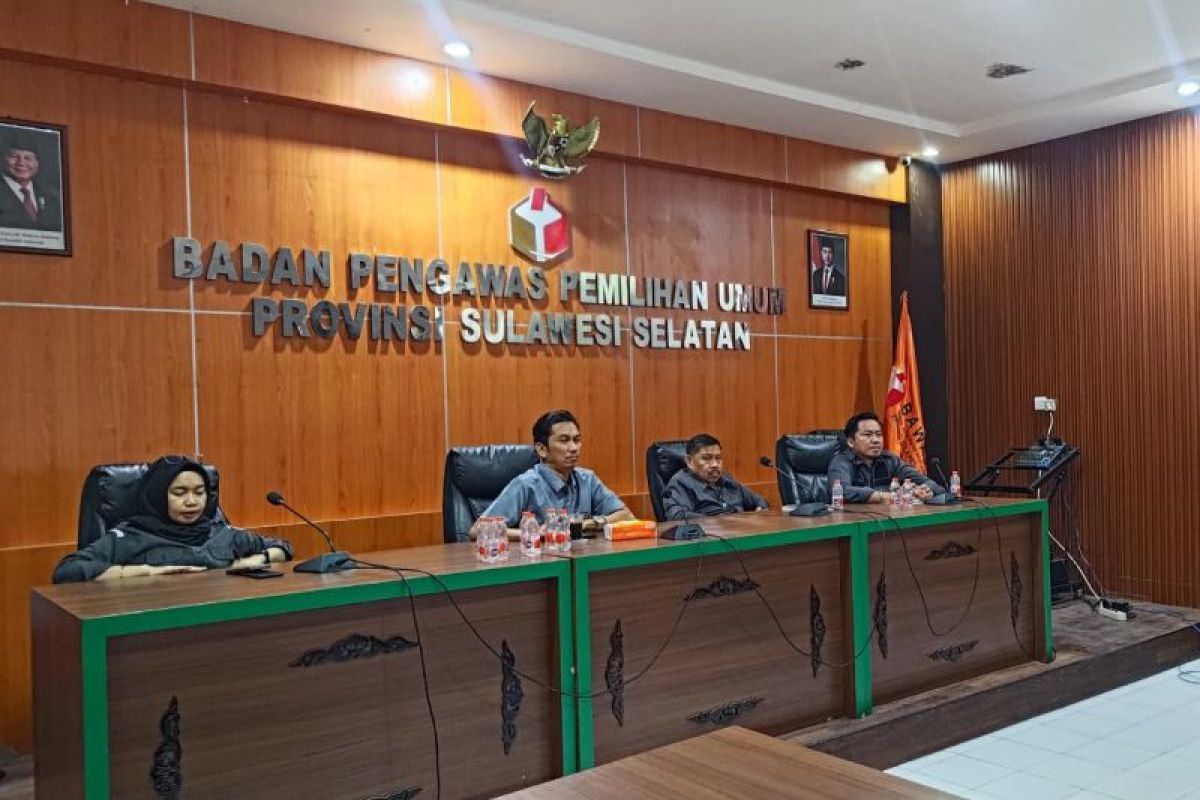 Bawaslu Sulsel Tangani 701 Pelanggaran Pemilu dan Pilkada 2024, 38 Perkara Pidana Masuk Tahap Penyidikan