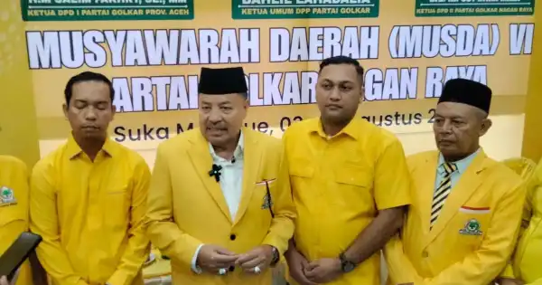 Bupati Nagan Raya Teuku Raja Keumangan Resmi Pimpin Golkar, Targetkan Raih Kursi Terbanyak di DPRK pada Pileg 2029