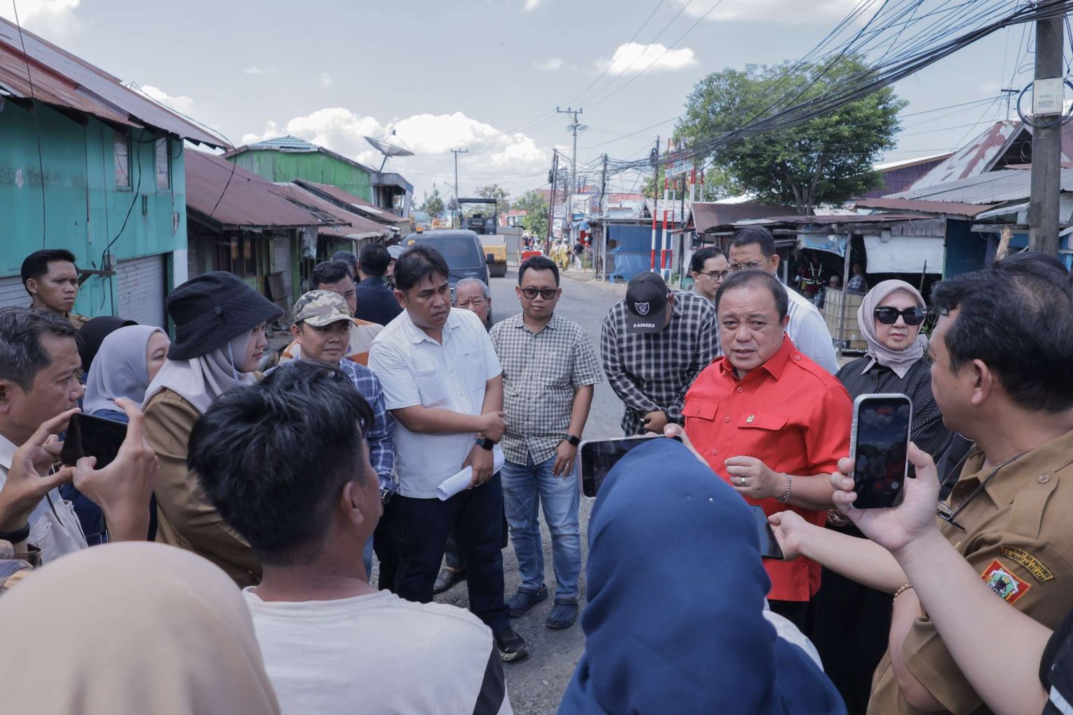 Komisi III DPRD Kalsel Tinjau Progres Jalan Veteran KM 5,5 Sungai Lulut, Target Dibuka 10 Agustus 2026