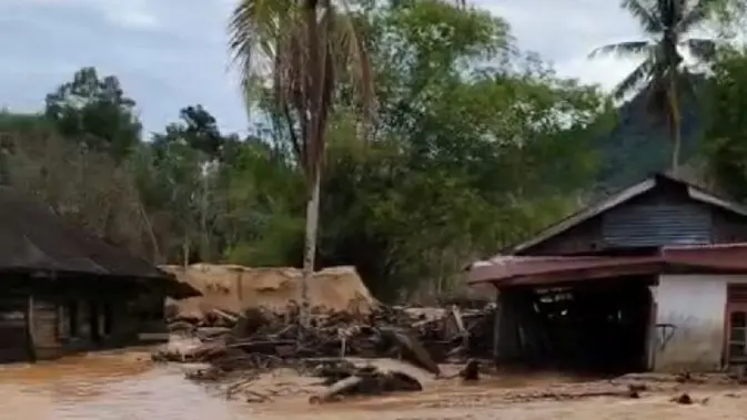 BNPB Catat 150 Warga Mengungsi Akibat Tanggul Sungai Silaga-laga Jebol di Tapanuli Tengah