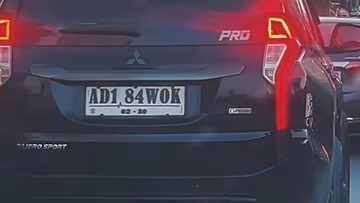 Pajero Sport Kena Tilang Gegara Pelat Nomor 