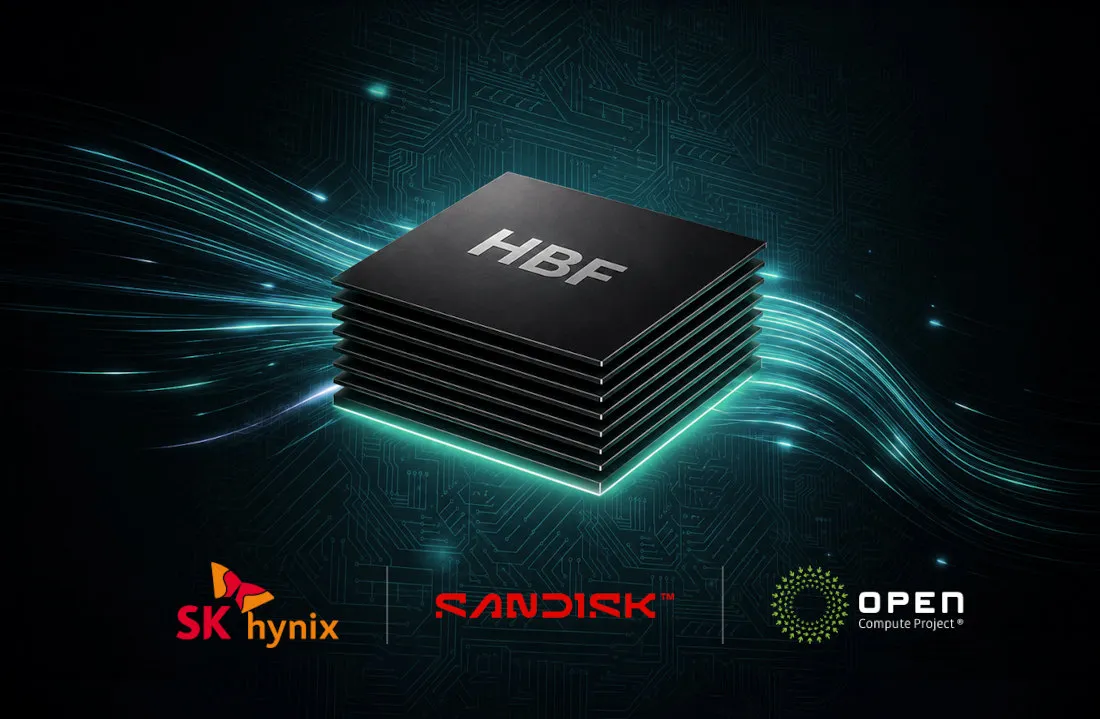 Sandisk dan SK hynix Perkenalkan Standar HBF: Jembatan Baru Antara HBM dan SSD untuk Data Center AI