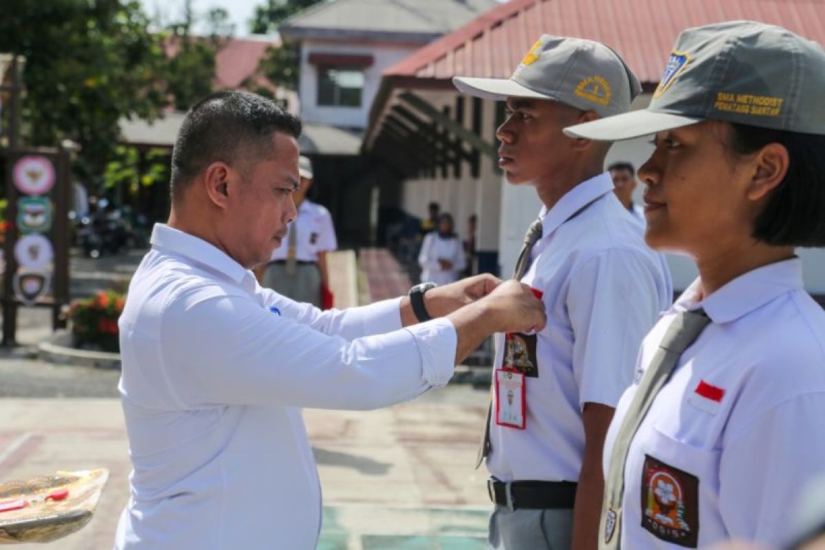 Sekda Pematangsiantar Junaedi Antonius Sitanggang Buka Pemusatan Latihan Calon Paskibraka 2026 di Asrama Balai Diklat Kehutanan