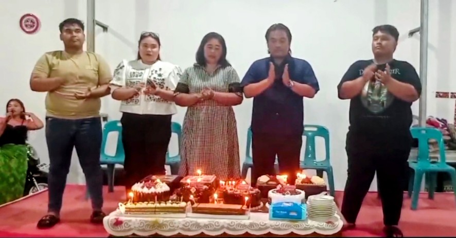 52 Tahun, Ketua Mada LMP Sumut Rukun Sembiring Dikunjungi Pengurus dan Kerabat di Medan Tuntungan