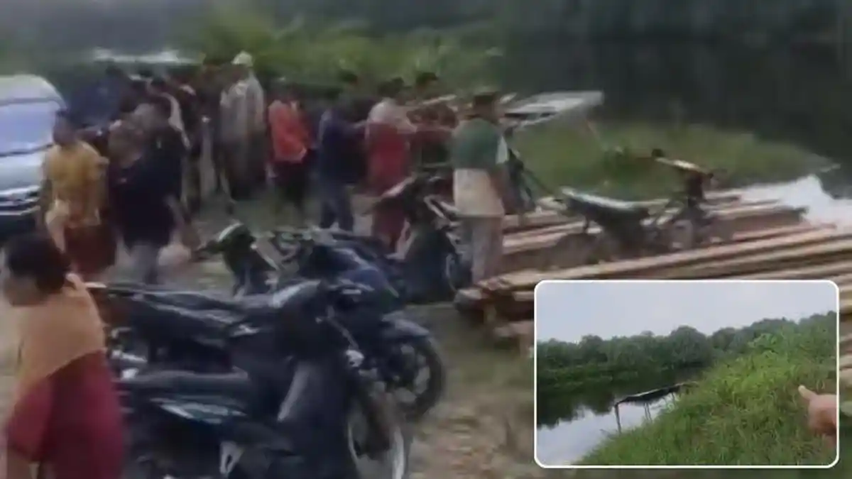 Buaya Serang 2 Bocah di Sungai Tanjabbar Jambi, Satu Meninggal Hanyut dan Satu Luka di Kaki