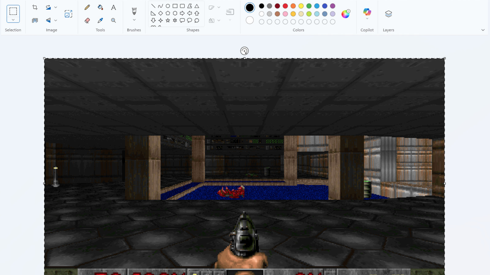 Doom Berhasil Dijalankan di Microsoft Paint, Tembus 35 FPS Berkat Proyek DoomPaint