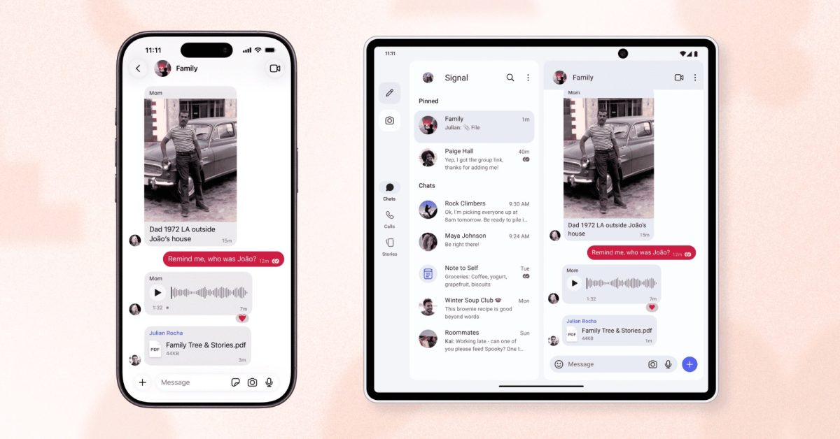 Signal untuk iPhone Kini Bisa Dipakai di Dua Perangkat Sekaligus, Riwayat Chat Ikut Tersinkron