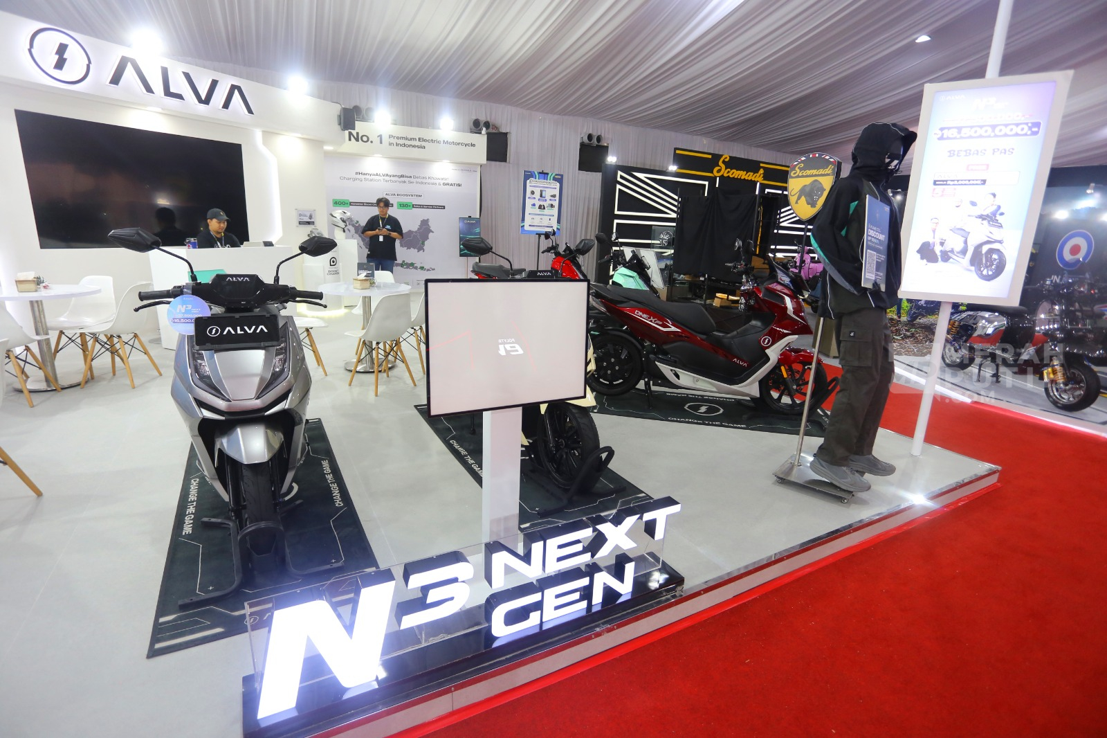 Exotic Sprinter AT Rp 9,9 Juta hingga Alva N3 Nex Gen, Pilihan Motor Listrik Murah di GIIAS 2026