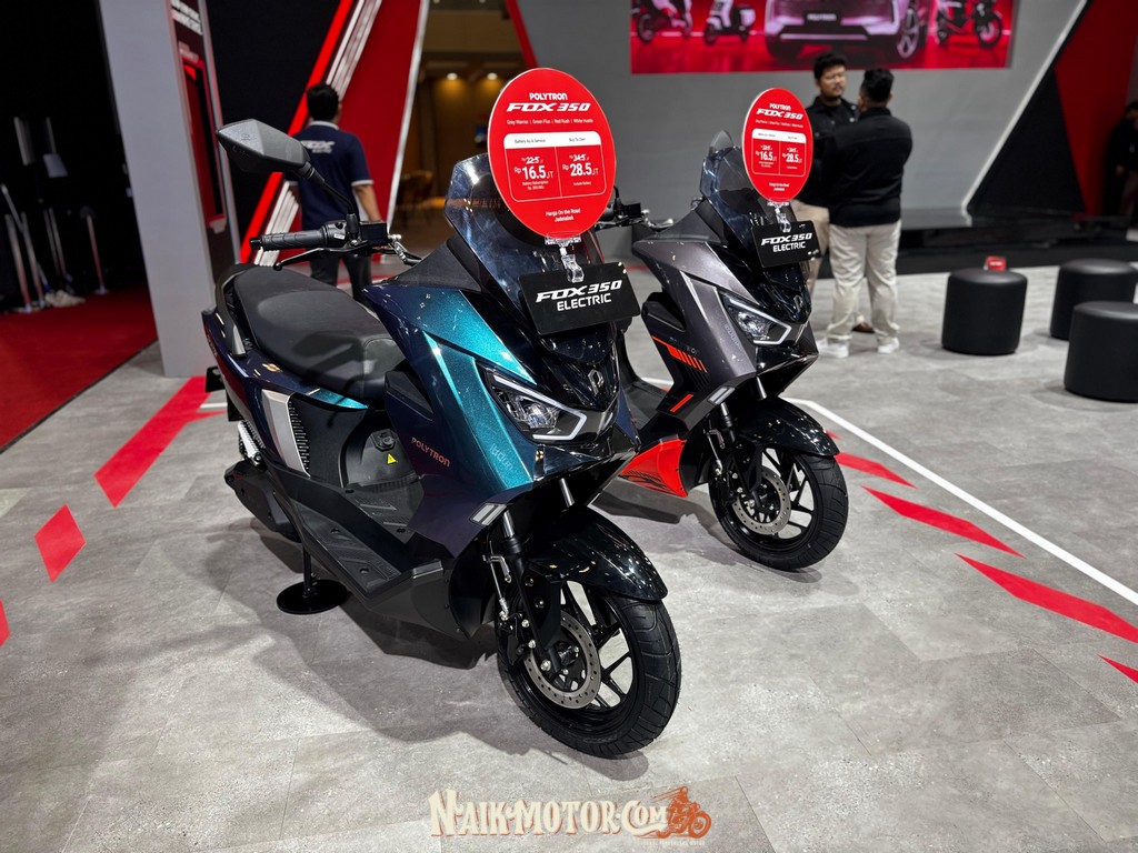 Polytron FOX 350 Hadir di GIIAS 2026, Motor Listrik Skutik Maksi dengan Fitur Lengkap