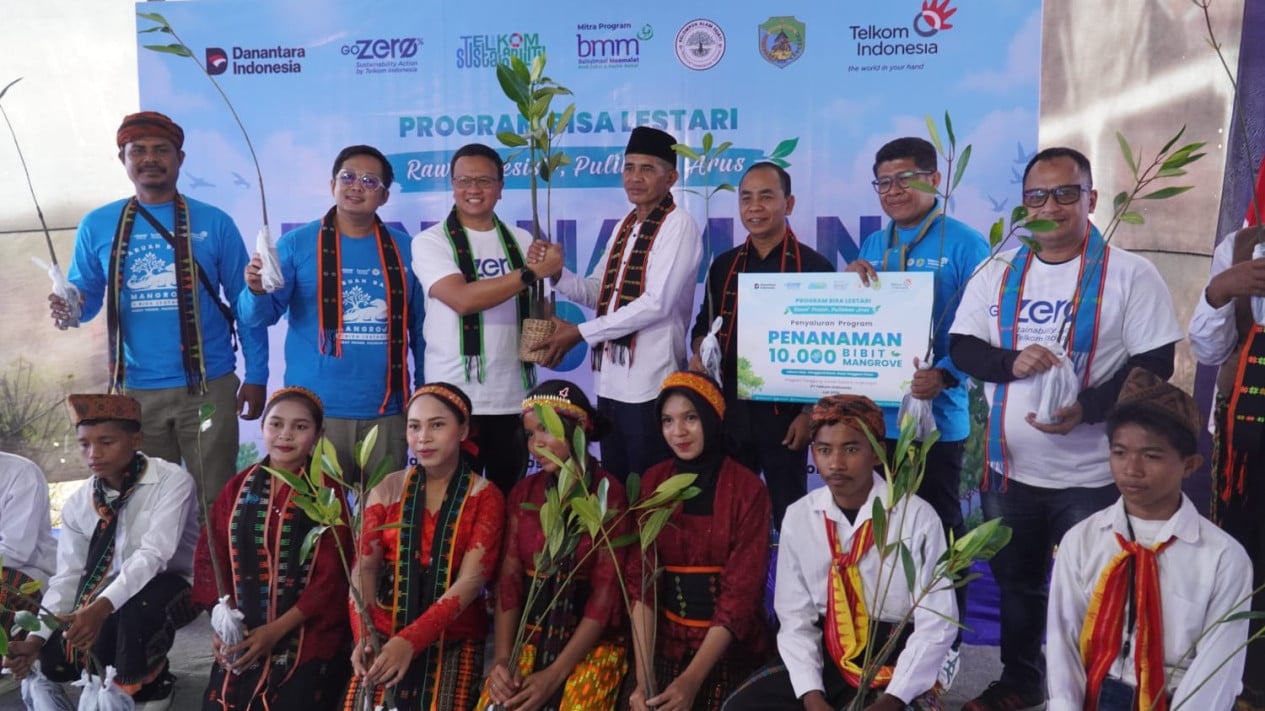 Telkom Tanam 20.000 Mangrove di Jepara dan Manggarai Barat, Ini Targetnya untuk Ekosistem Pesisir