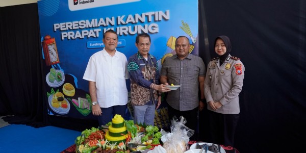 Pelindo Regional 3 Resmikan Kantin Transit Area Mirah di Tanjung Perak, Relokasi 29 PKL demi Kawasan Pelabuhan Lebih Tertib