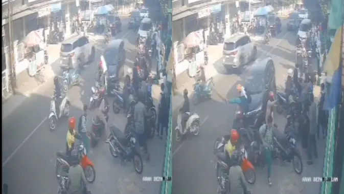 Avanza Tabrak Tujuh Motor Penjemput Siswa MTsN 1 Bandar Lampung, Pengemudi Kejang-Kejang