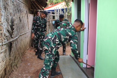 Program TMMD Ke-129 Kodim 0412/LU Rampung, MCK Dua Pintu di Desa Baru Raharja Lampung Utara Siap Dipakai Warga