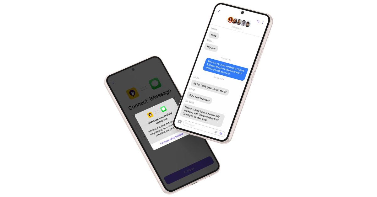 Sunbird Rilis iMessage untuk Android di Play Store, Fitur Keamanan Jadi Sorotan