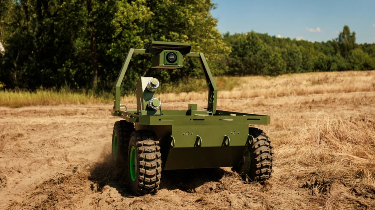 Robot Darat Ukraina VORON Lawan Drone FPV dengan Tembak Jaring, Bisa Angkut Logistik 250 Kg