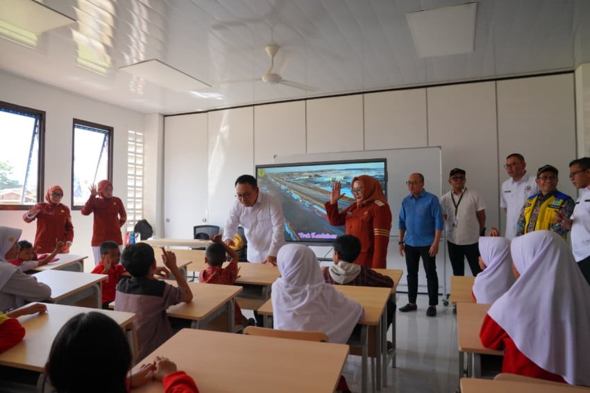 Brantas Abipraya Serahkan SRT 4 Soreang ke Pemerintah, 560 Siswa Langsung Ikut MPLS