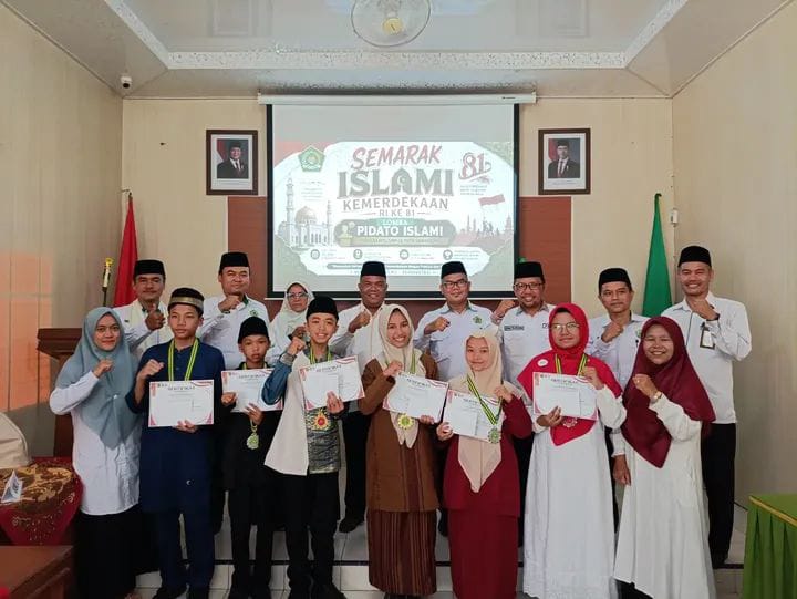 Kemenag Sawahlunto Gelar Lomba Pidato dan Khutbah Jumat untuk Pelajar, 21 Sekolah Ikut Semarak HUT RI ke-81