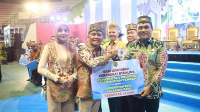 Pemprov Kalteng Hibahkan 1.237 Perangkat Starlink ke 12 Kabupaten/Kota, Fokus untuk Sekolah dan Puskesmas di Daerah Blank Spot