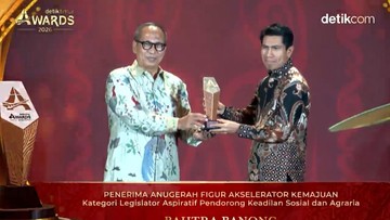 Bahtra Banong Raih detiktimur Awards 2026 sebagai Legislator Aspiratif Bidang Keadilan Sosial-Agraria