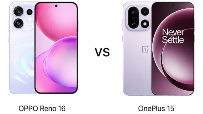 OPPO Reno 16 vs OnePlus 15: Pilih Layar Ringkas atau Performa Flagship di Kelas Rp 10 Jutaan