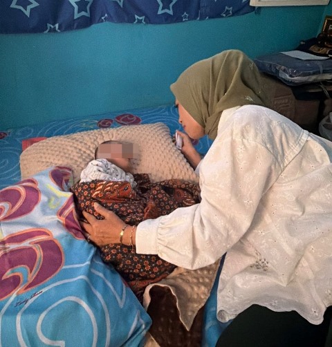 Bayi 6 Bulan di Karangkancana Kuningan Idap Kebocoran Jantung, LKKS Kabupaten Turun Tangan Beri Bantuan