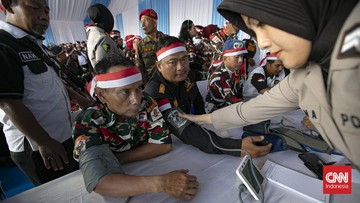 Warga Padati Layanan Sembako dan Cek Kesehatan Gratis di Apel Kebangsaan Jaga Jakarta