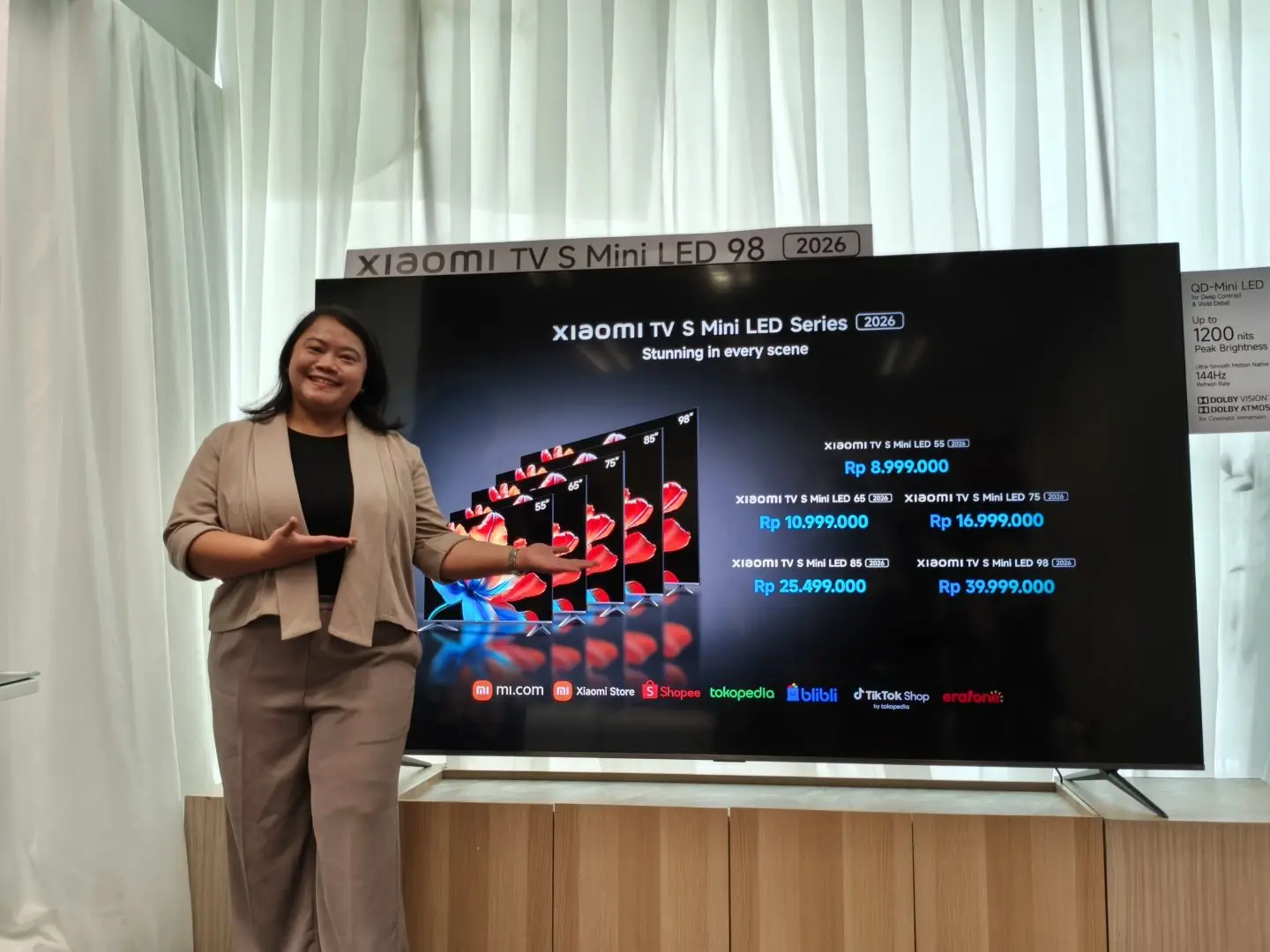 Hands-on Xiaomi TV S Mini LED 98 2026: Layar 98 Inci dengan 880 Zona Dimming, Dibanderol Rp 39,9 Juta
