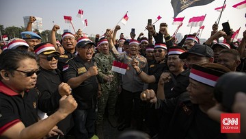 Ribuan Massa Padati Monas pada Apel Kebangsaan Jaga Jakarta untuk Indonesia