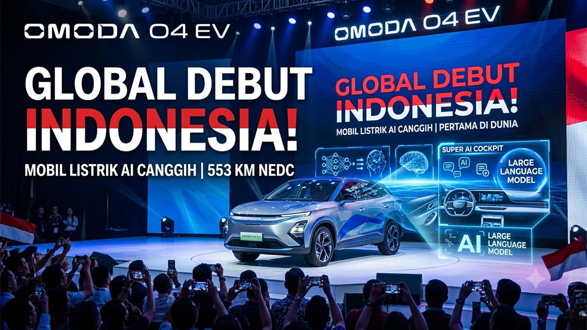OMODA O4 EV Debut Global Pertama di Indonesia: Kabin AI Jadi Andalan, Harga Jadi Pertanyaan