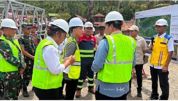 Gibran Tinjau Rehabilitasi Jembatan Lumut di Aceh Tengah, Targetkan Ketahanan Infrastruktur Hadapi Banjir