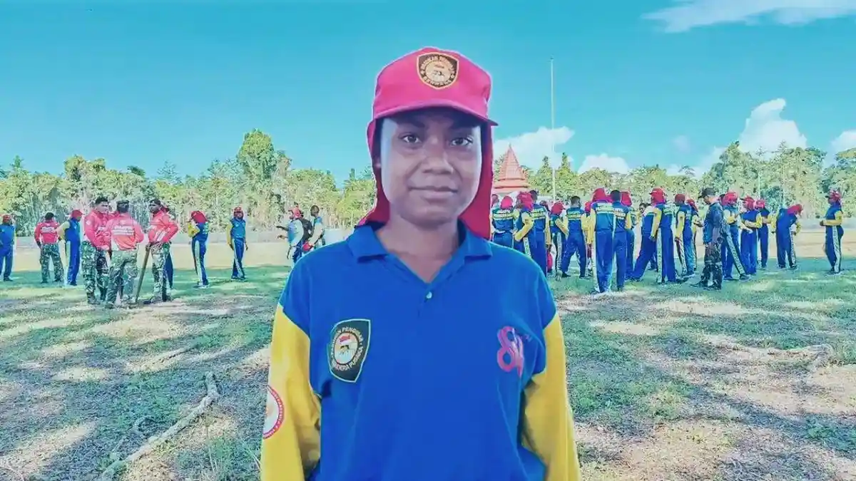 Kisah Yonece dari Pulau Liki Tembus Paskibraka Sarmi, Putri Sulung Wartawan Ini Bercita-cita Jadi Polwan