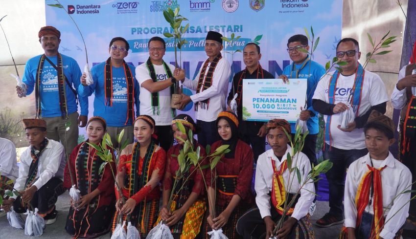 Telkom Tanam 20.000 Bibit Mangrove di Jepara dan Manggarai Barat, Target Tekan Abrasi Pesisir