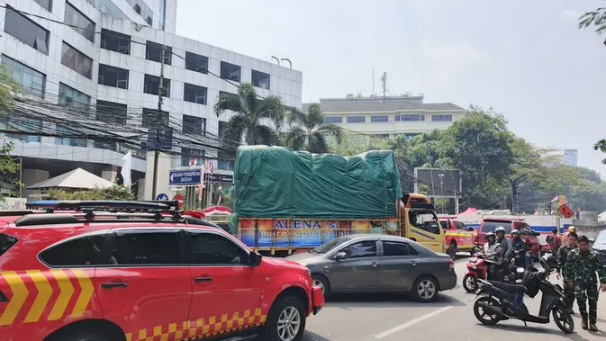 Kebakaran Gedung Bapenda DKI Padam, Jalan Abdul Muis Kembali Dibuka untuk Lalu Lintas