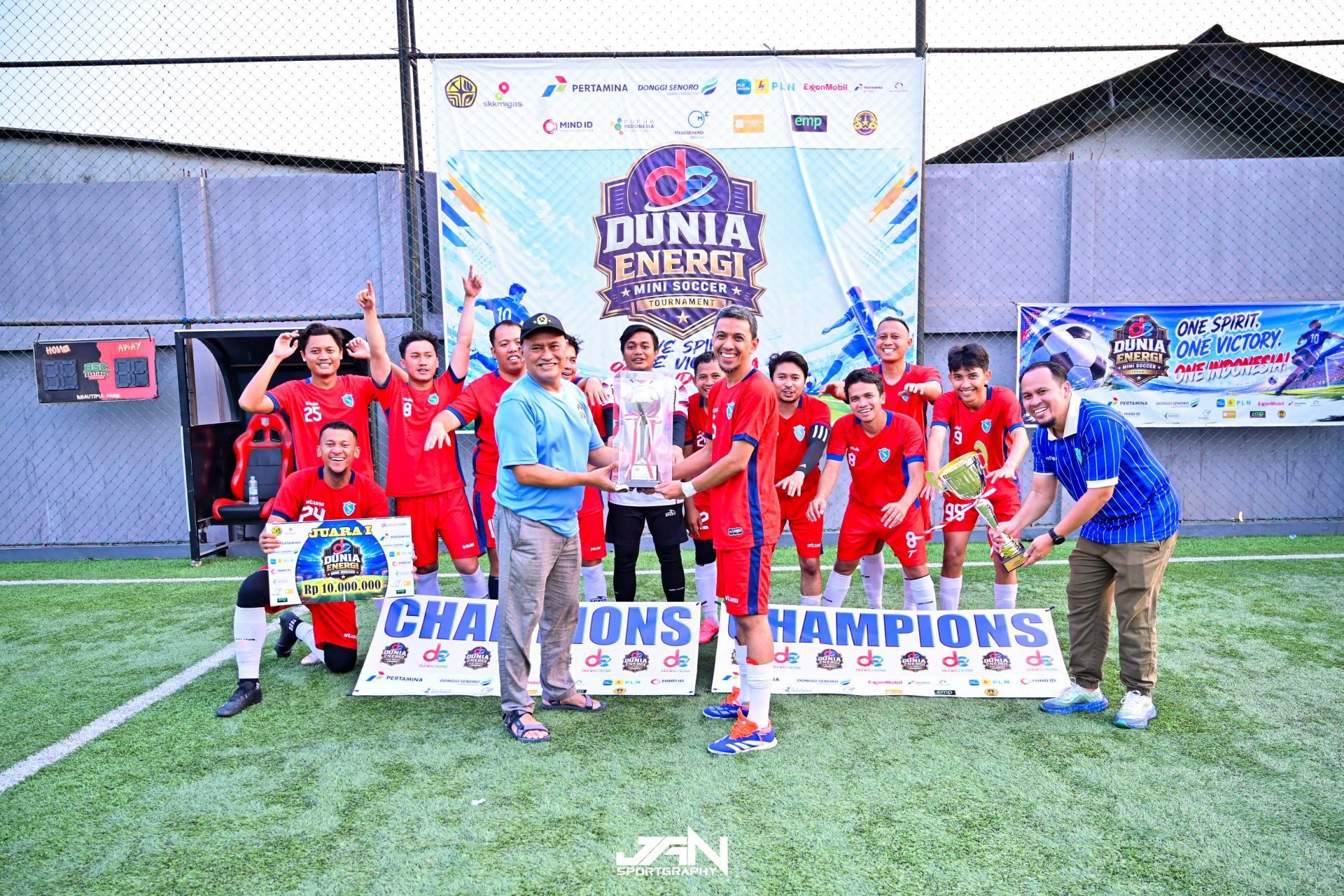 Comeback Dramatis, Pertamina Hulu Rokan Juara Dunia Energi Mini Soccer 2026