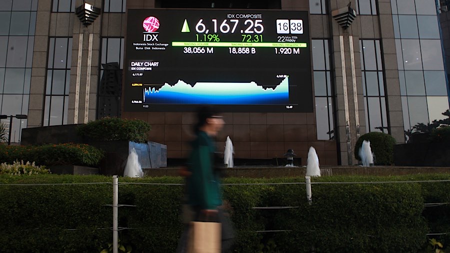 IHSG Menguat 0,71% ke 6.388 pada Sesi I, Saham ISAT Melonjak 16%