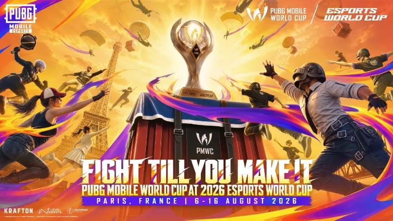 PMWC 2026 PUBG Mobile Hadir di Paris: RRQ Ryu dan Team Vitality Wakili Indonesia di EWC