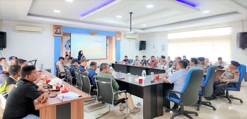 Pelindo Regional 2 Jambi Gelar Simulasi Bom dan Kebakaran, Libatkan Gegana Brimob