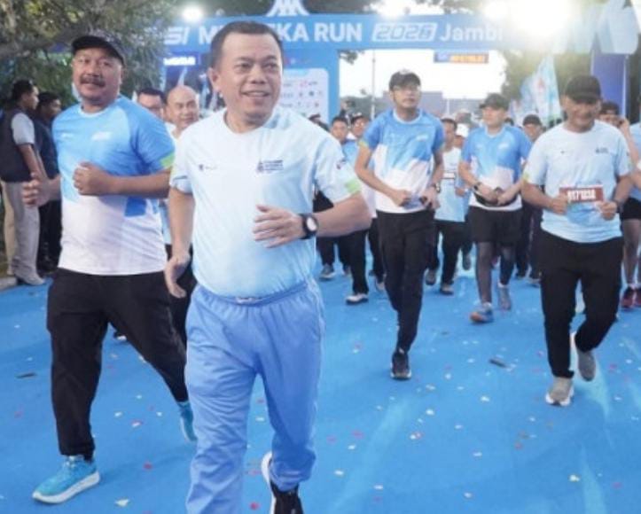 Gubernur Jambi Haris Buka Presisi Merdeka Run 2026 Diikuti 8.750 Pelari