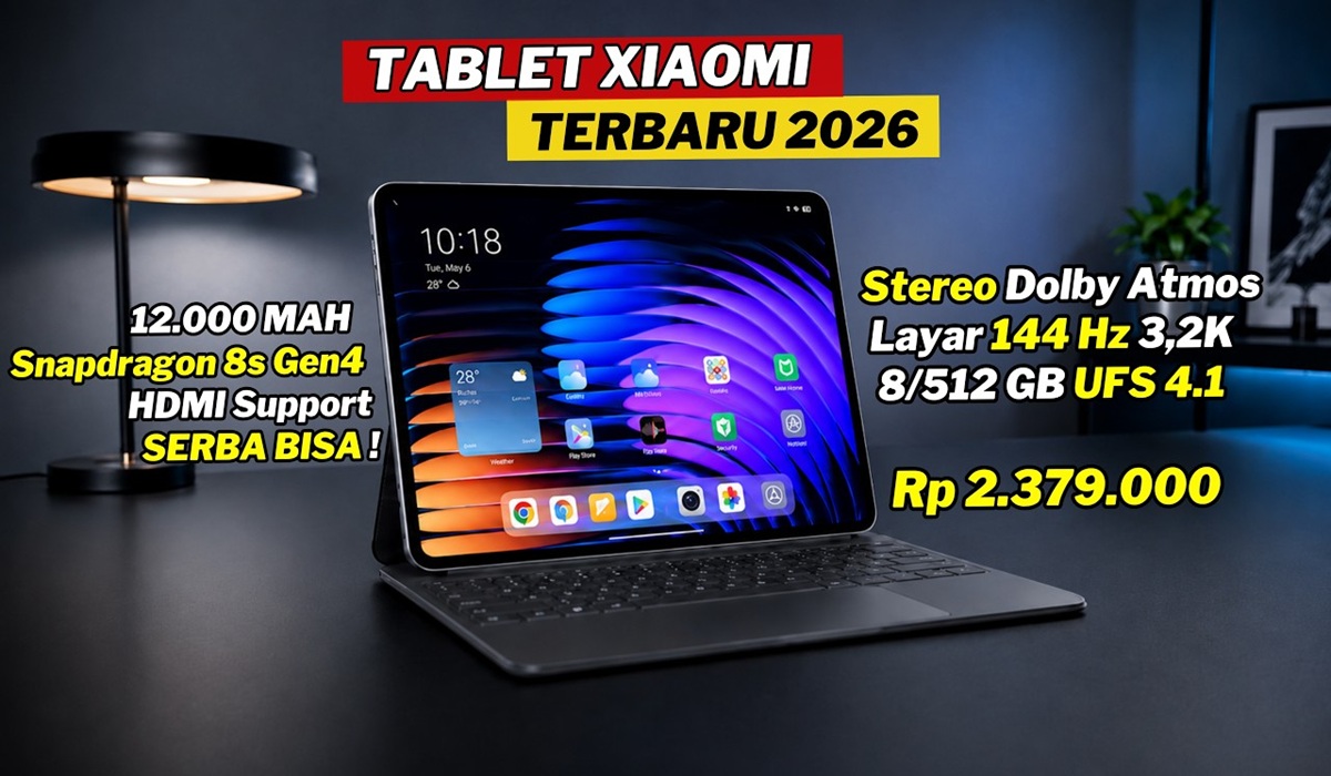 Panduan Tablet Xiaomi Agustus 2026: Dari Poco Pad C1 Murah sampai Redmi Pad Pro, Pilih yang Mana?