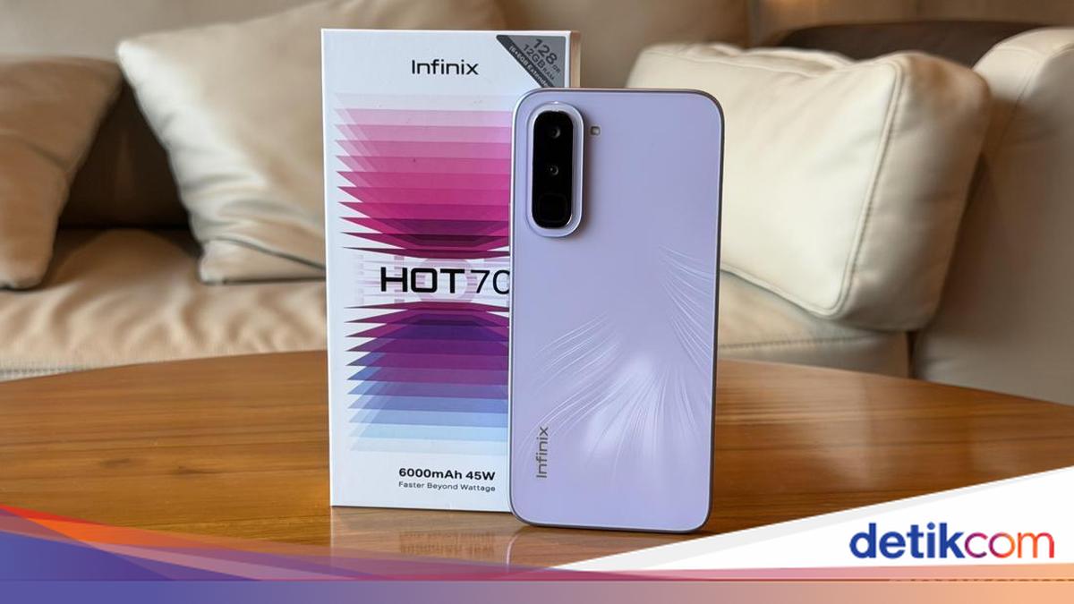 Review Infinix Hot 70: Baterai 6.000 mAh di Bod 7,49 mm, Layar 120Hz untuk Anak Muda