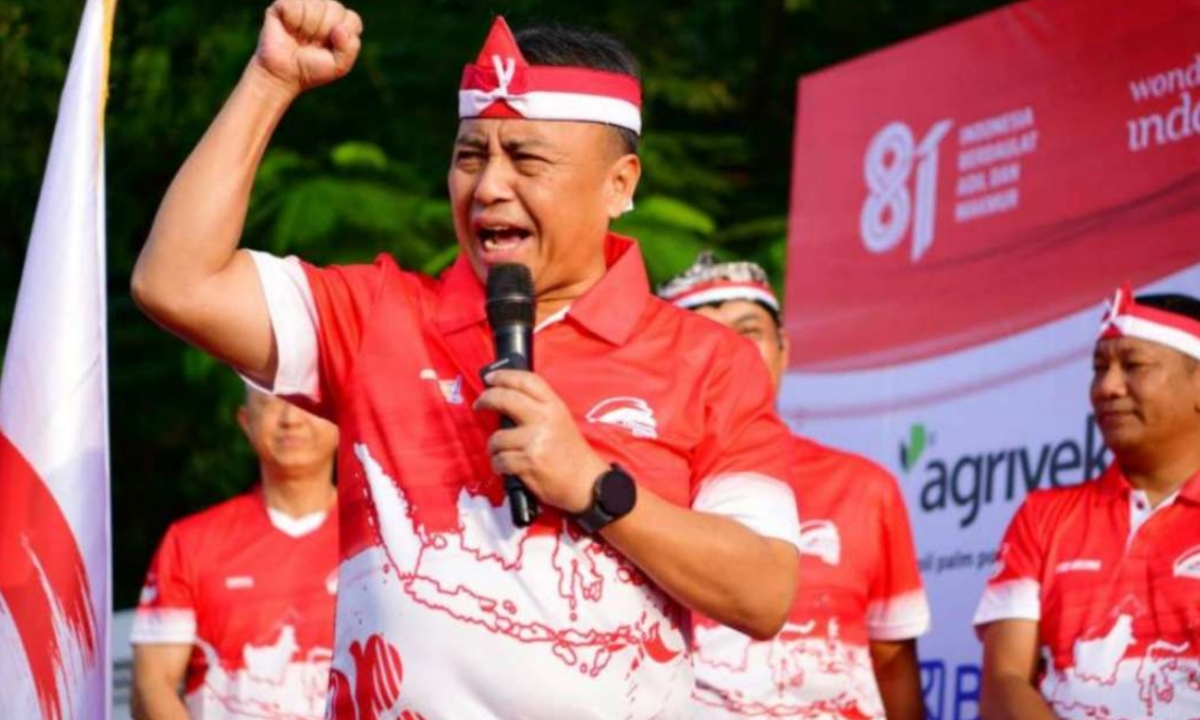 Kirab Merah Putih di Tugu Kujang Bogor, Sekda Jabar: Mengisi Kemerdekaan Butuh Keberanian Hadapi Masalah Sosial