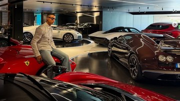 Koleksi Mobil Cristiano Ronaldo Tembus Rp 710 Miliar: Bugatti Centodieci dan Ferrari Langka di Garasi Pribadi