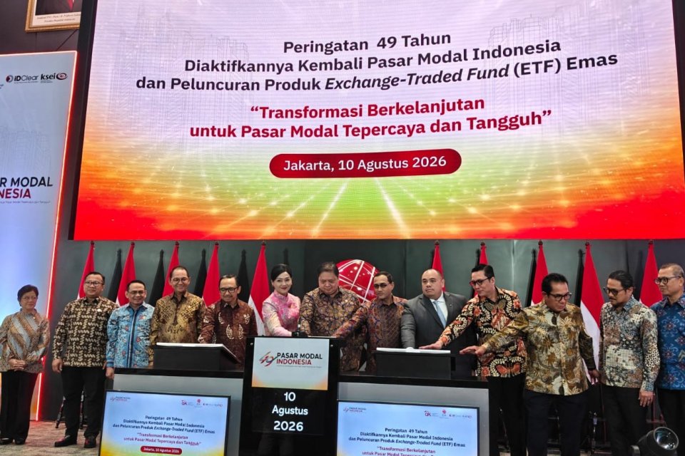 BEI Resmi Luncurkan 5 ETF Emas Hari Ini, Harga Perdana Mulai Rp 248 per Unit
