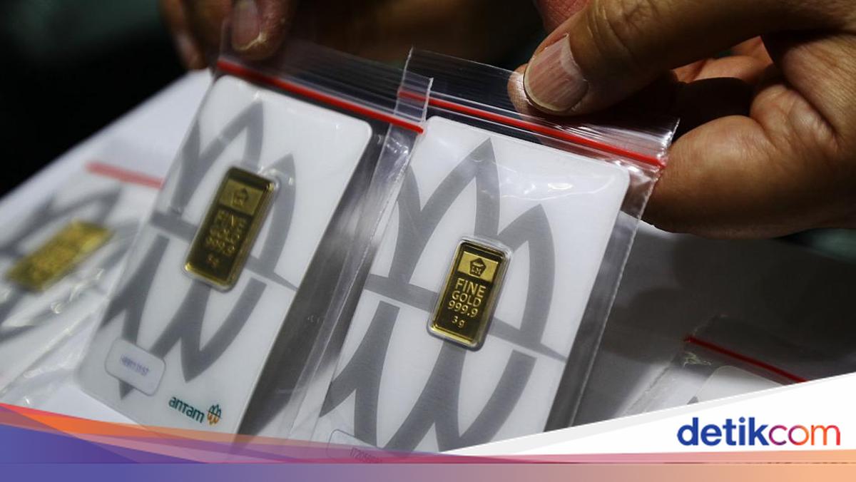 Harga Emas Antam Stagnan di Rp 2,69 Juta per Gram, Simak Rincian Ukuran 0,5 Gram hingga 1 Kilogram