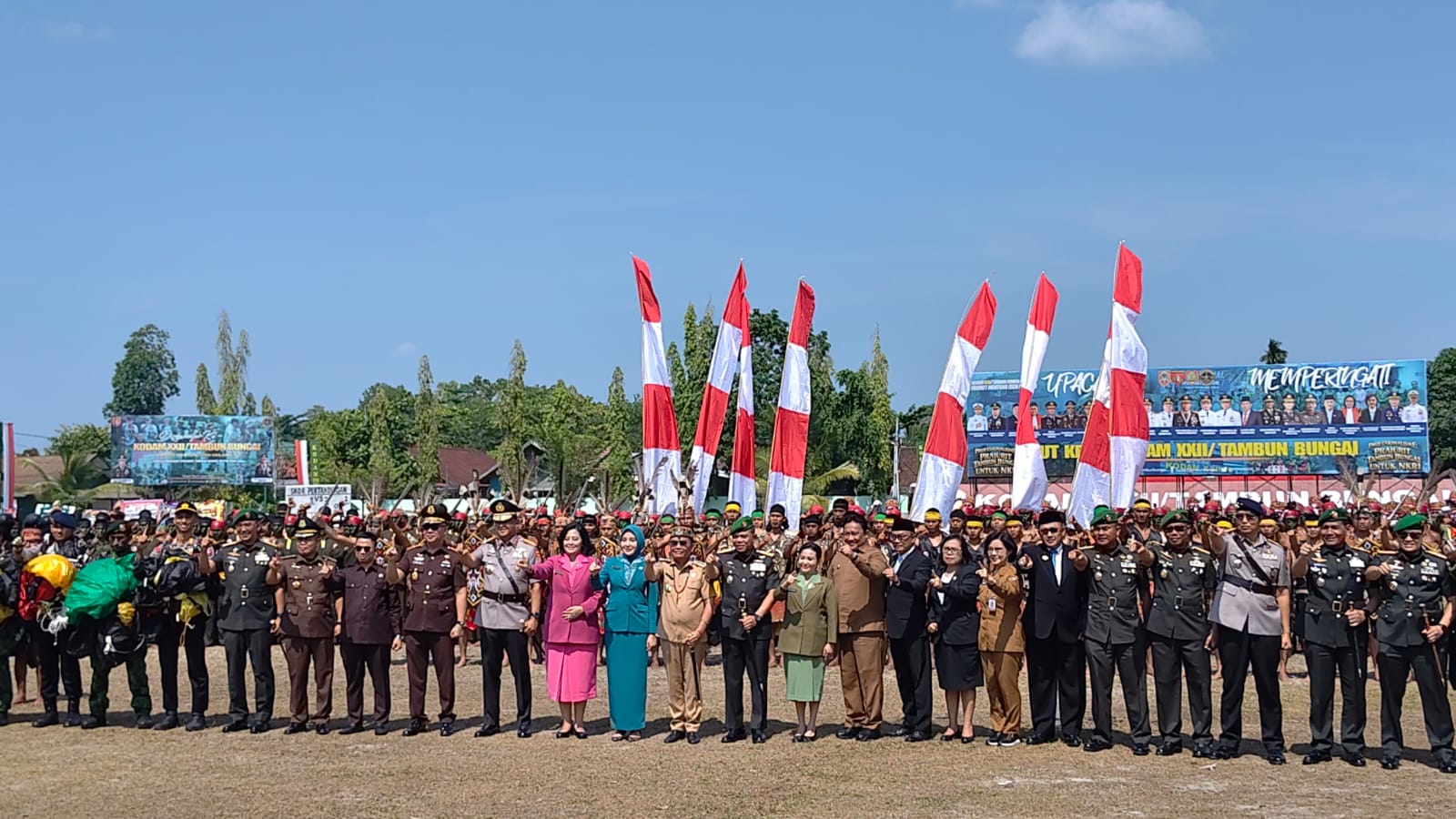 Gubernur Kalimantan Tengah Agustiar Sabran Hadiri HUT ke-1 Kodam XXII/Tambun Bungai