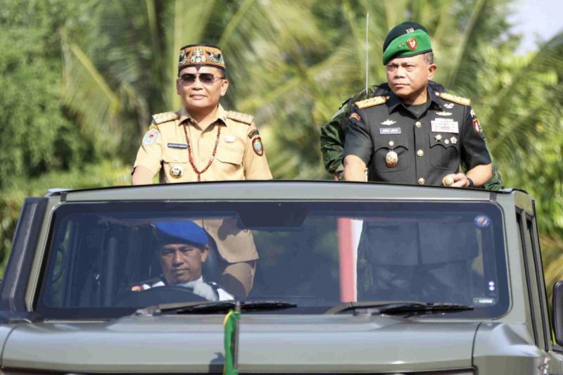 Gubernur Kalimantan Tengah Hadiri HUT ke-1 Kodam XXII Tambun Bungai